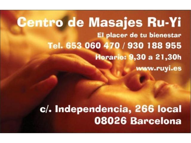 Centro de masajes tradicionales chinos Ruyi en Barcelona