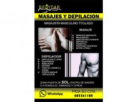 Masajista Masculino Revitar Madrid