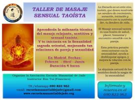 Taller de Masaje sensual taoísta